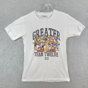 Charlie Hustle Made in USA Greater Than Twelve Big 12 Mascot T-Shirt Size S